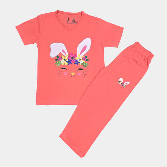 Bunny With Flower Crown Outfit