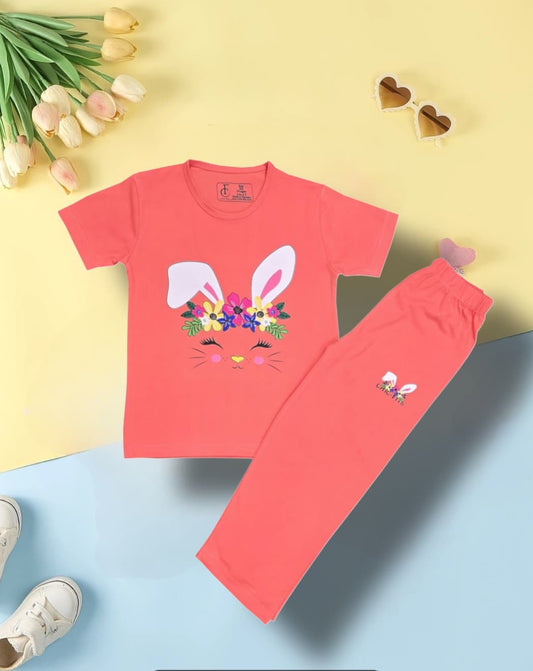 Bunny With Flower Crown Outfit